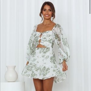 Hello Molly Painting in the Sun Dress